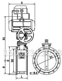 氣動通風(fēng)調(diào)節(jié)蝶閥 (配定位器)